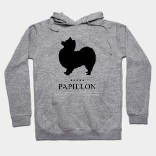 Papillon Black Silhouette Hoodie